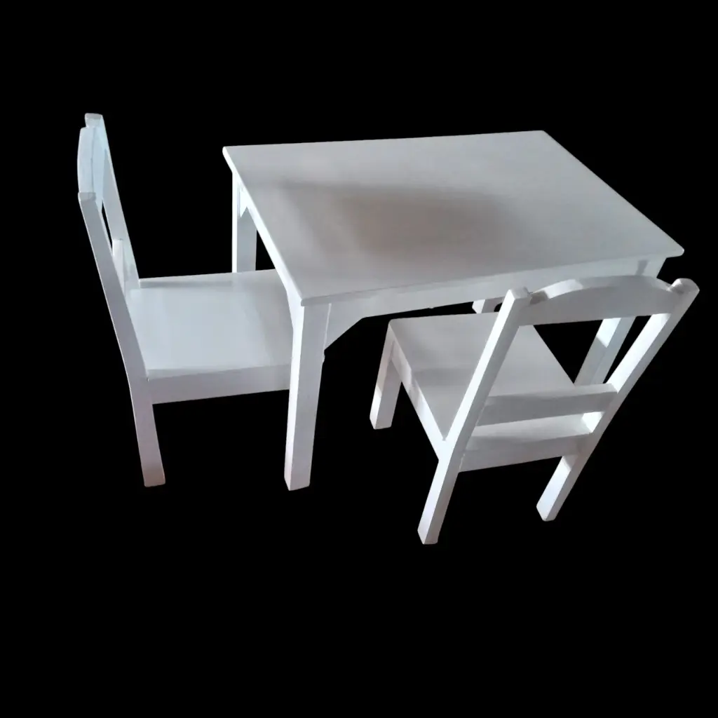 Dinning set  (2 seater, Natural mahogany colour)