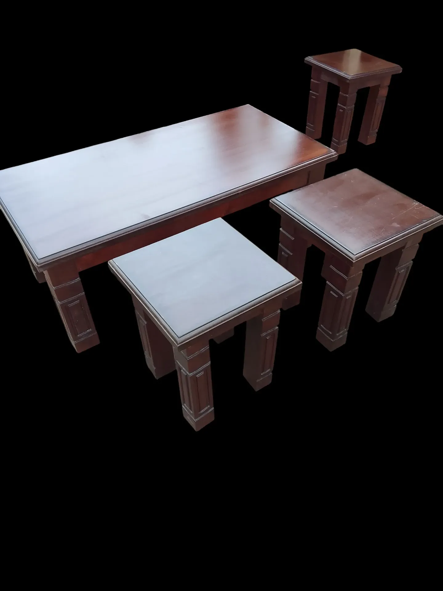 Coffee table  (90*45*40, Natural mahogany colour)