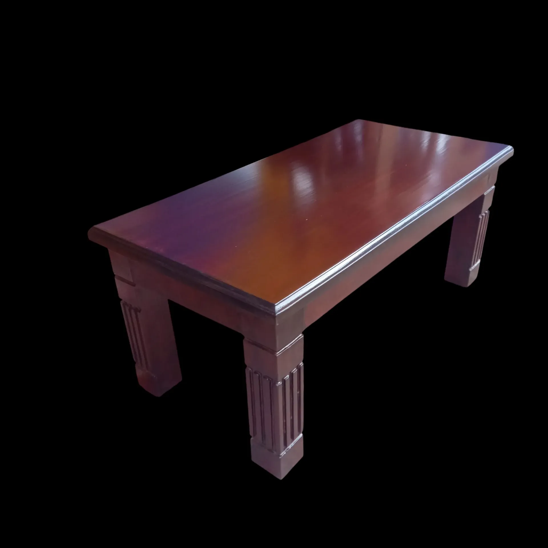Coffee table  (90*45*40, Natural mahogany colour)