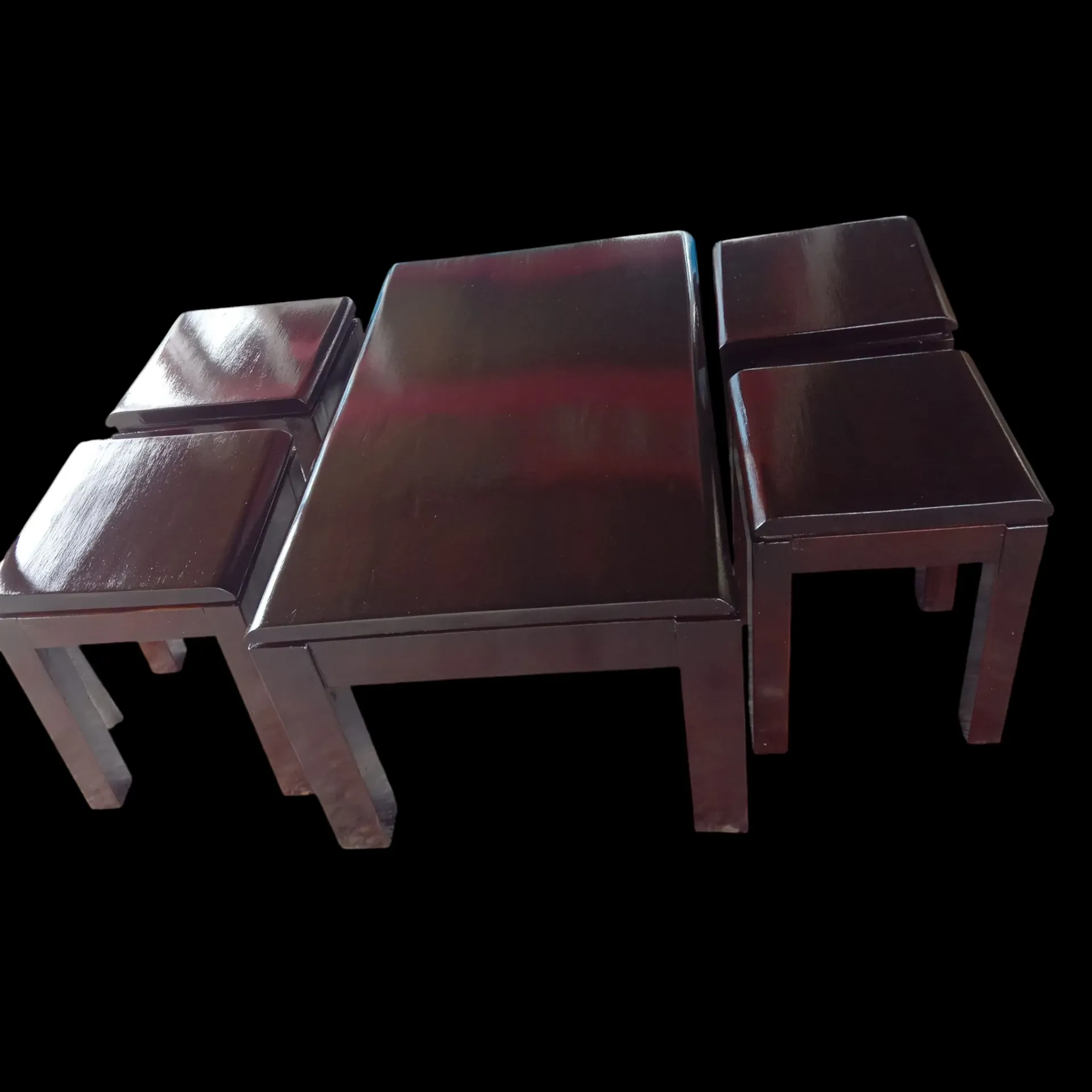 Coffee table  (90*45*40, Natural mahogany colour)