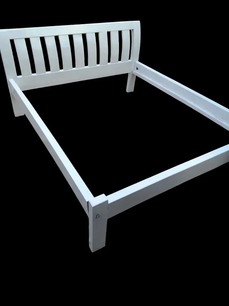 King-size bed  (5×6, Natural mahogany colour)